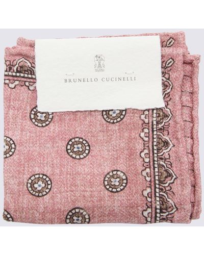 Brunello Cucinelli Silk Scarves - Pink