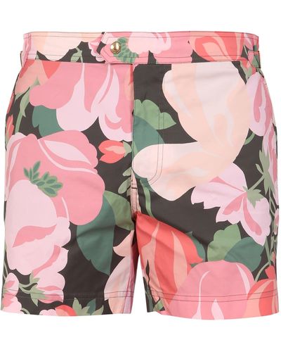 Tom Ford Floral Pattern Swimsuit - Pink