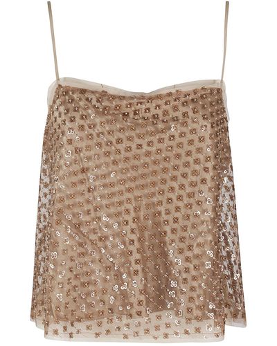 Vince Beaded Sequin Straight - Brown