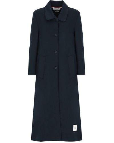 Thom Browne Coats Blue