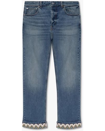 Missoni Jeans With Straight Legs - Blue