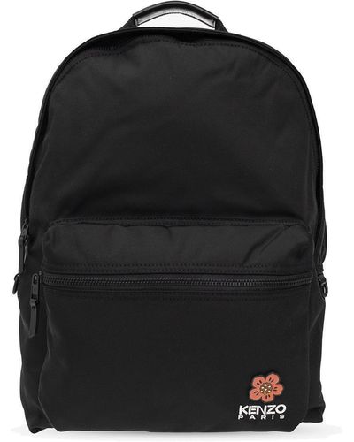 KENZO Backpack With Logo - Black