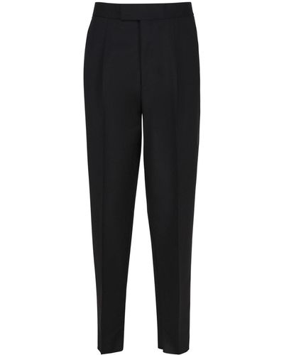 ZEGNA Straight Tailored Pants - Black
