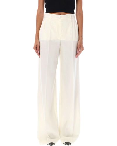 Dolce & Gabbana Formal Pants - White