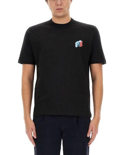 PS by Paul Smith T-Shirt With Logo - Black