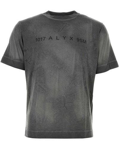 1017 ALYX 9SM Graphite Cotton And Polyester T-Shirt - Grey