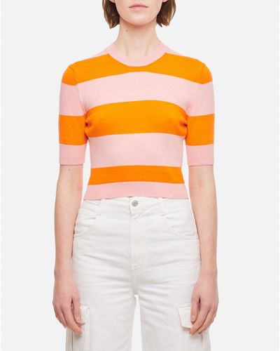 Molly Goddard Cotton T-Shirt - Orange