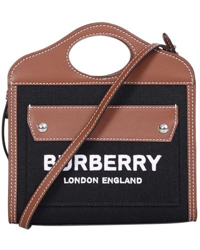 Burberry Mini Tote Bag. Iconic And Timeless, Made Contemporary And Innovative - Black
