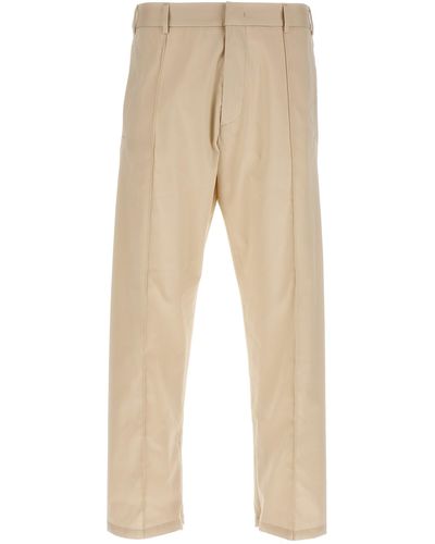 Fourtwofour On Fairfax Cropped Pants - Natural