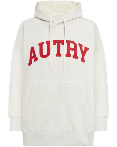Autry Hoodies Sweatshirt - White