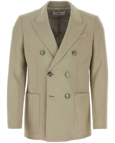 Ami Paris Dove Viscose Blend Blazer - Green