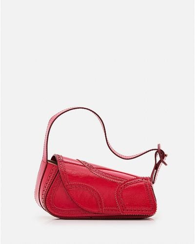 Kiko Kostadinov Trivia Leather Bag - Red