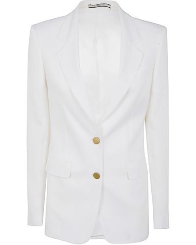Tagliatore Paris12 Single Breasted Jacket - White