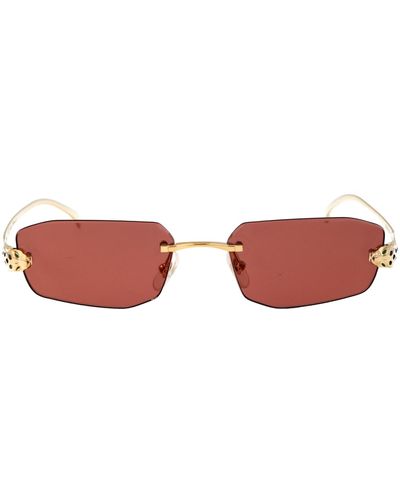 Cartier Ct0474s Sunglasses - Red