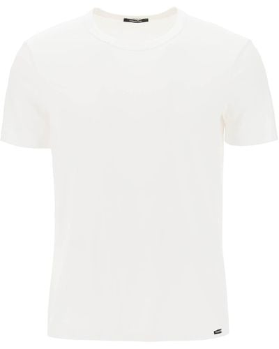 Tom Ford Crew Neck T Shirt - White