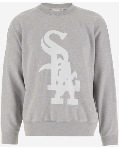 1989 STUDIO Cotton Sweatshirt With Logo - Gray