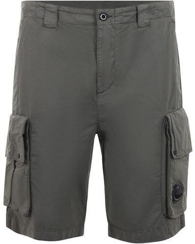 C.P. Company Cargo Shorts - Gray