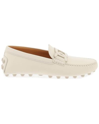Tod's Gommino Bubble Kate Loafers - Natural