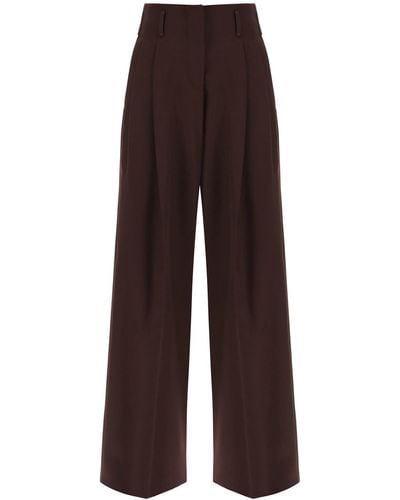 Golden Goose Flavia Wide Leg Trousers - Brown