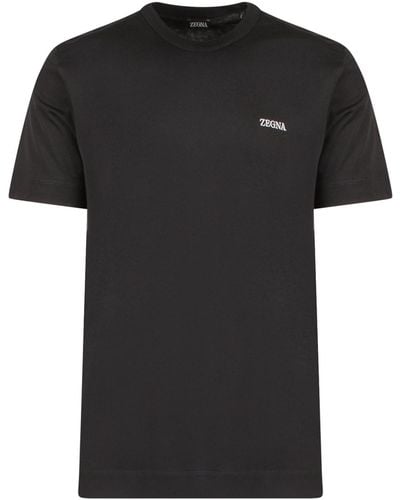 ZEGNA T-shirts - Black