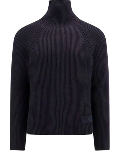 Ami Paris Turtleneck Sweater - Blue