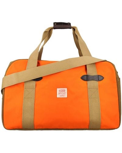 Filson Tin Cloth Duffle Bag - Orange