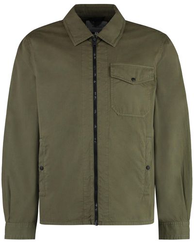 Woolrich Cotton Overshirt - Green