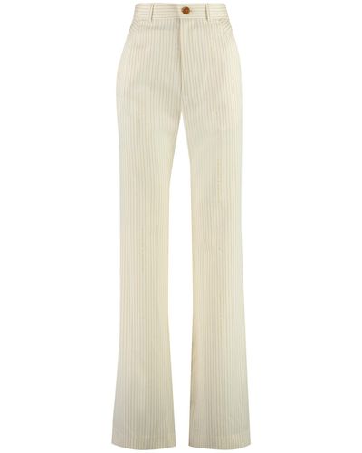 Vivienne Westwood Ray Virgin Wool Trousers - Natural