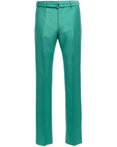 Lanvin Belted Pants - Green