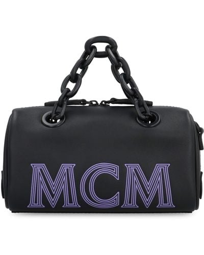 MCM Leather Mini Handbag - Black