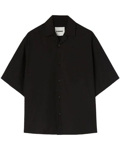 Jil Sander Black Cotton Shirt