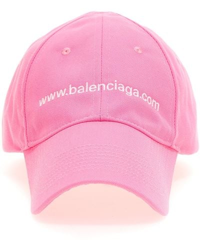 Balenciaga Bal.Com Baseball Cap - Pink