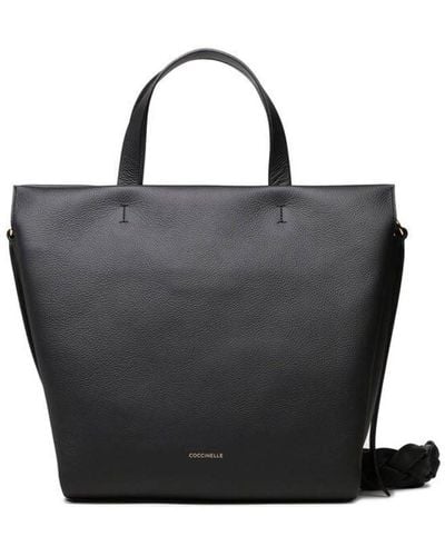 Coccinelle Boheme Leather Bag - Black