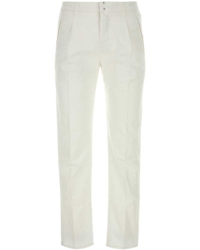 Incotex Cotton Pant - White