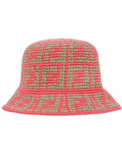 Fendi Bucket Hat - Red