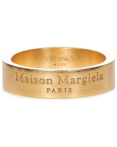 Maison Margiela Logo Ring - Metallic