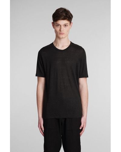 120% Lino T-Shirt - Black