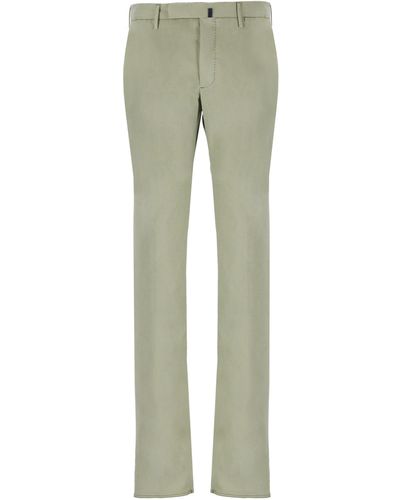 Incotex Cotton Trousers - Green