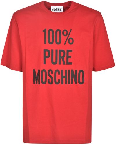 Moschino 100% Pure T-Shirt - Red