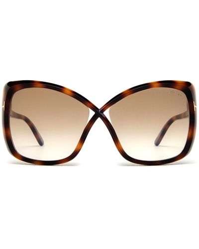 Tom Ford Cat-Eye Frame Sunglasses - Natural