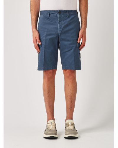 Stone Island Bermuda Slim Shorts - Blue