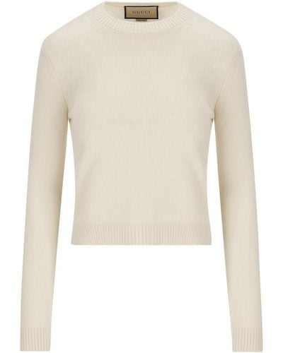 Gucci Long-sleeve Knit Jumper - White