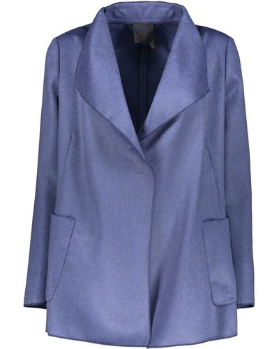 Agnona Cashmere Jacket - Blue