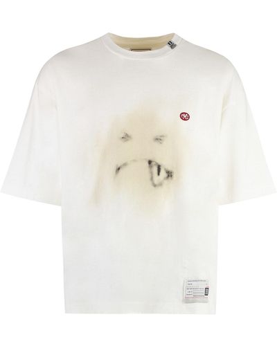 Maison Mihara Yasuhiro Cotton Crew-Neck T-Shirt - White