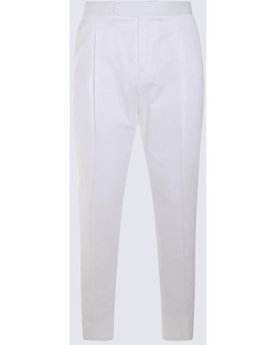 Brioni Cotton Trousers - White