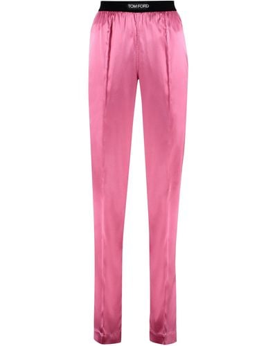 Tom Ford Satin Pants - Pink