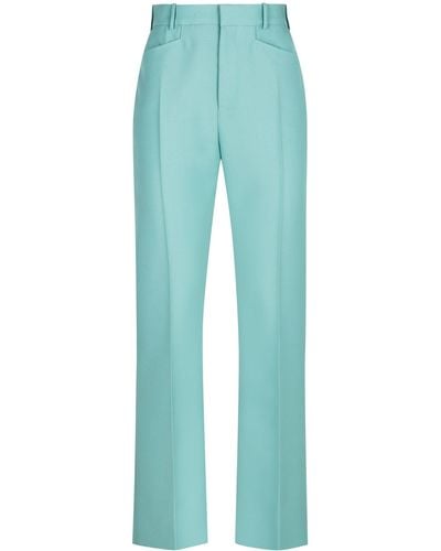 Tom Ford Wool Blend Trousers - Blue