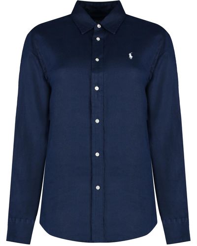 Polo Ralph Lauren Linen Shirt - Blue