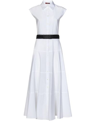 Max Mara Studio Maxi Dress - White