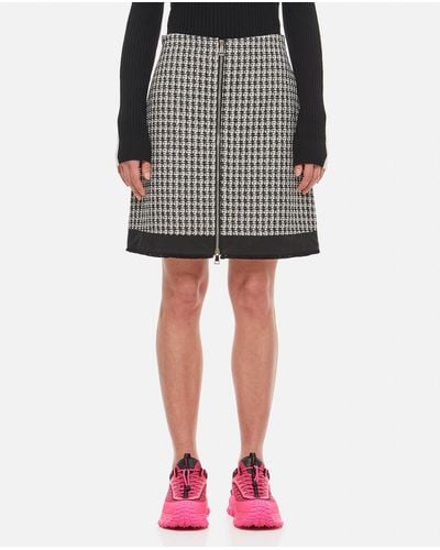 Moncler Tweed Mini Skirt - Grey